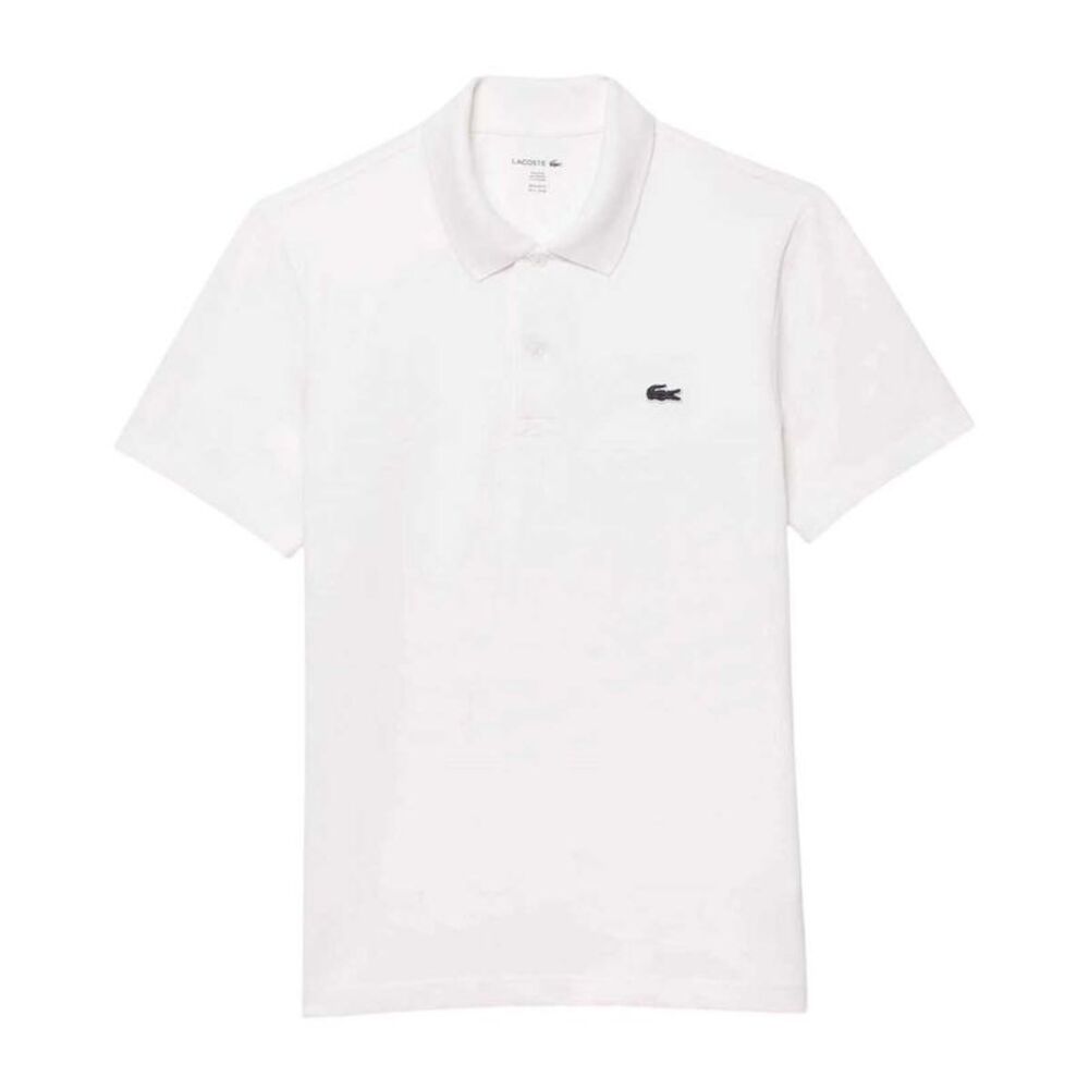 Lacoste Mens Chest Logo Regular Polo Shirt / White